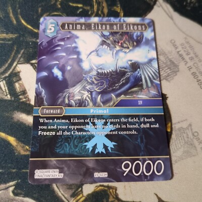 Final Fantasy TCG Hidden Trials Anima, Eikon of Eikons 23-023H 
