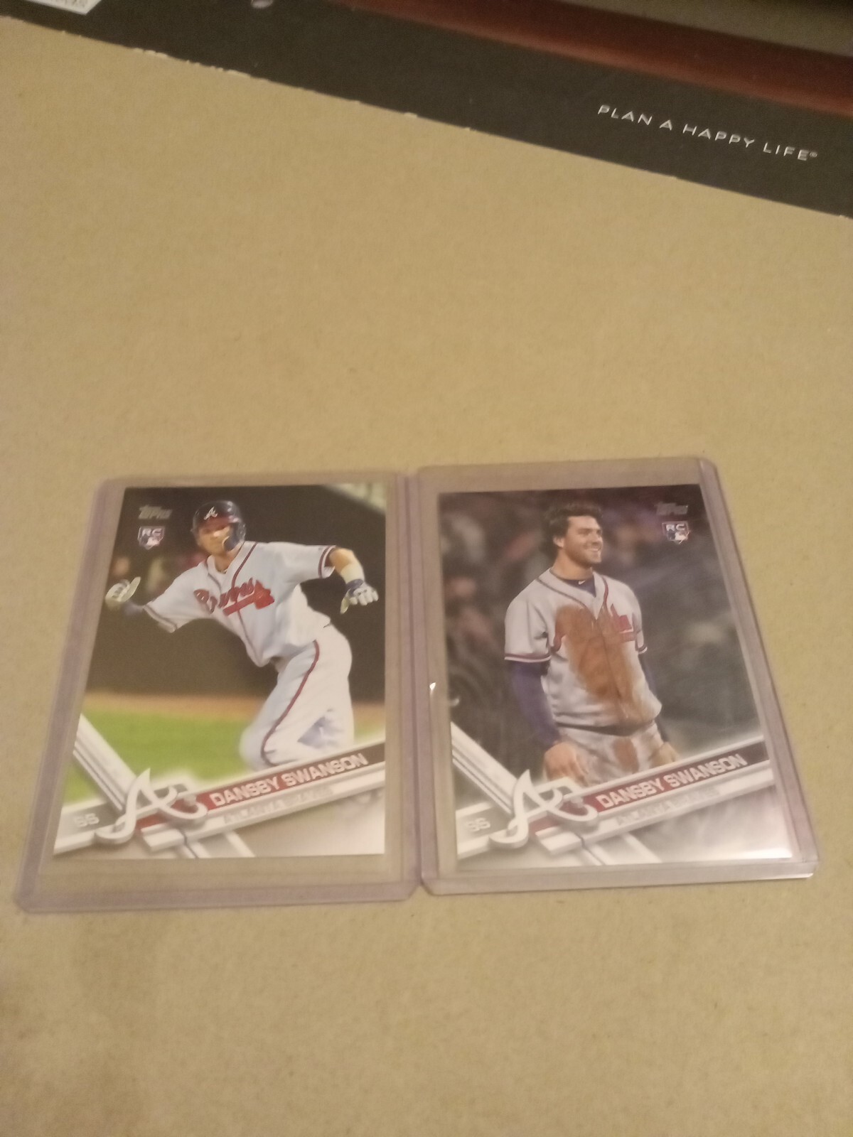 2017 Topps Series 1 Dansby Swanson SP Dirty Uniform RC ROOKIE Braves