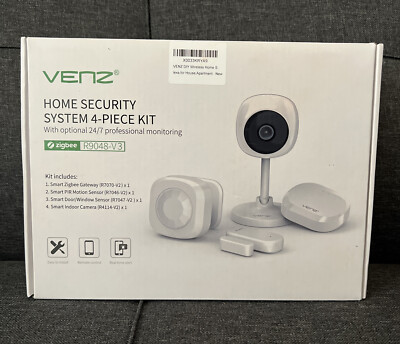 VENZ Wireless Home Security System 4-Piece Kit