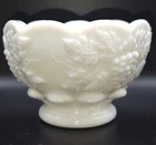 Vintage WG Westmoreland White Milk Glass Grapevine Candy Or Condiment Dish