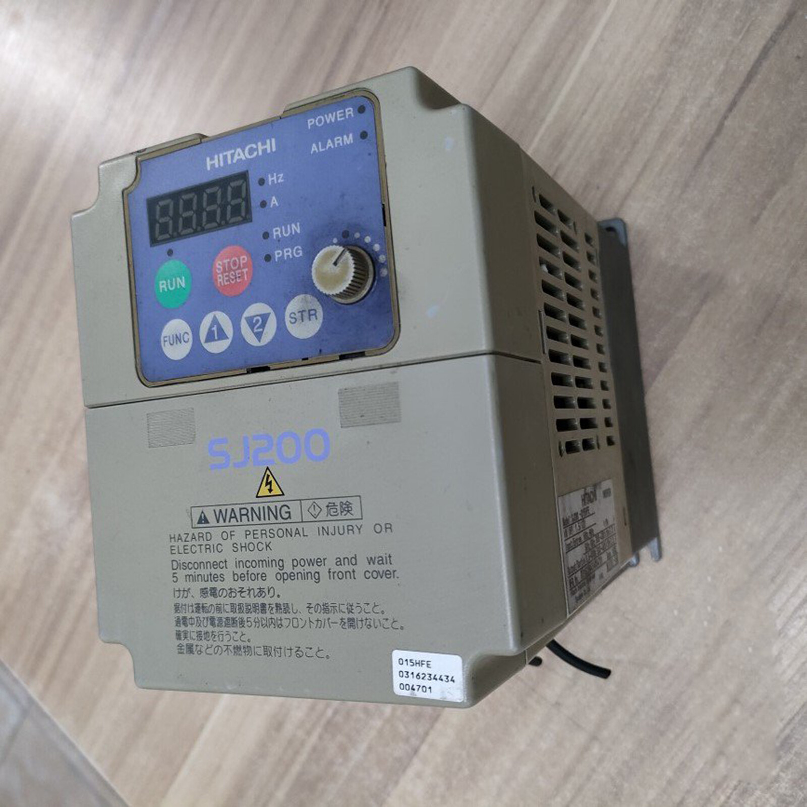 1PC Used SJ200 Hitachi inverter SJ200015HFE 1.5KW/380V Fast Shipping