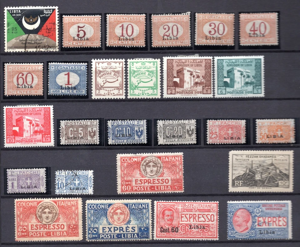 LIBYA 1920-1940 COLLECTION OF 85 STAMPS MINT & USED, HINGED INCLUDES AIRMAILS - Image 2 of 2