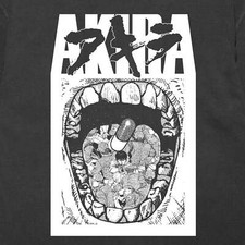 Akira Vintage Manga Shirt, Kaneda Pill, 80s Inspired Cyberpunk Anime Tshirt, Thr