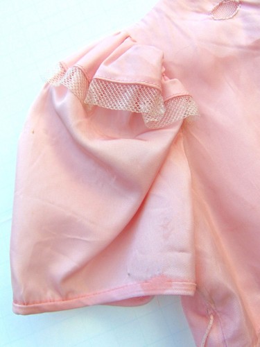 VTG SUE SANNAH ~ GIRLS FORMAL OR CHURCH PINK SATIN DRESS W/WIDE BELT ~ SIZE 4 - Picture 12 of 18