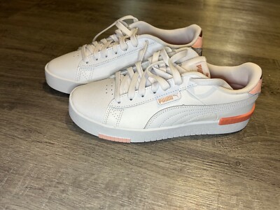 Puma Jada Renew Shoes White Orange Women Brand New Size 9 Women