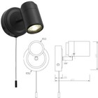 Knightsbridge GU10 IP44 Bathroom Adjustable Wall Ceiling Spot Light 1 3 ...