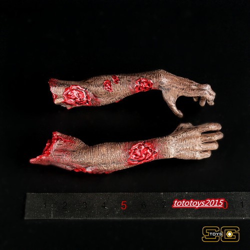 1/6 Zombie arm Hand Shape Scene props Accessory Fit 12'' Action Figure Body Toy