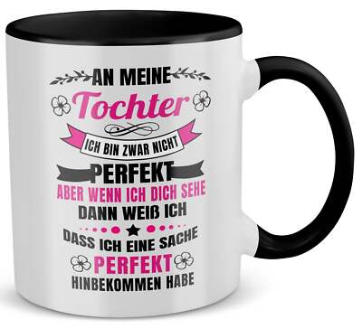 Tochter Geschenk zum Geburtstag 18 Jahre Kind Tasse Weihnachten von Mutter Vater