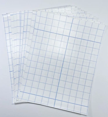 Double Sided Adhesive Mounting Film - 10 Pack of 8.5x11 Clear Sheets