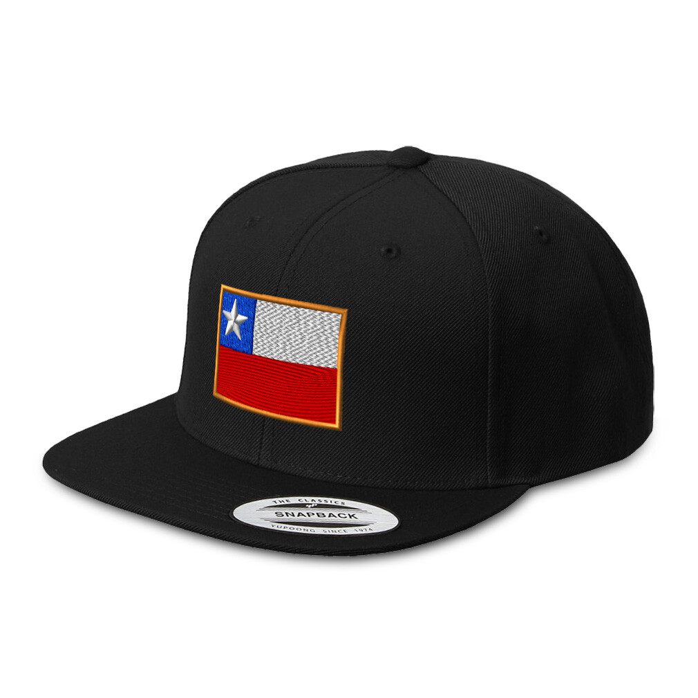 Flat Bill Trucker Hat Chile Acrylic Snapback Baseball Cap for Men and Women