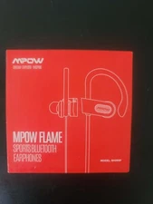 For Mpow Flame Bluetooth Headset Wireless Earphones Stereo Ear Hook Black / Red