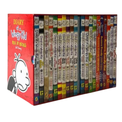 Diary of a Wimpy Kid Box of Books (1-13) by Jeff Kinney (2020