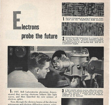 Vintage Bell Telephone Laboratories Print Ad from 1952, Bell Telephone Ad