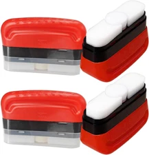 4PCS Auto Oil Film Cleaning Brush, One-Piece Oil Film Remover for Car Front Wind