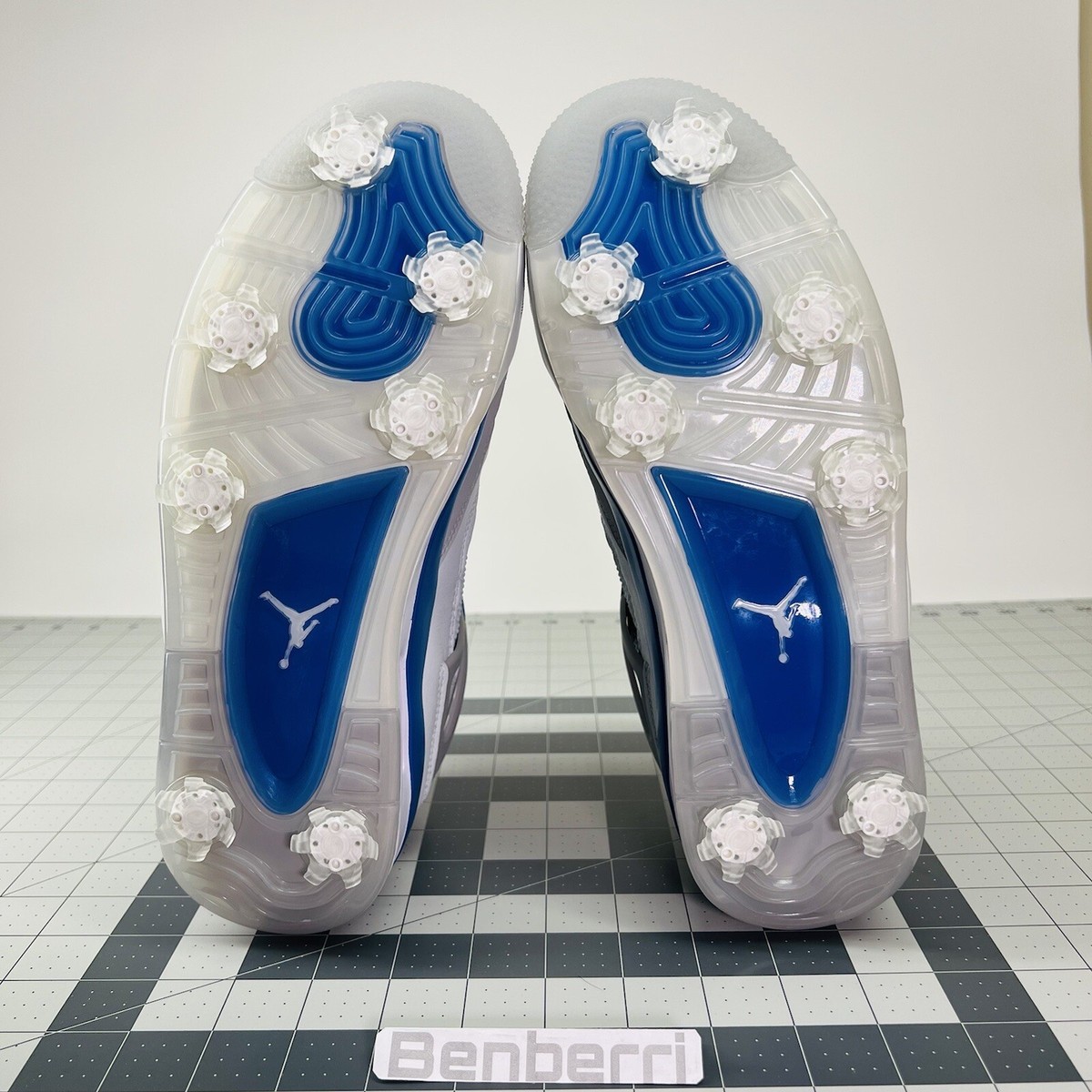 Air Jordan 4 Golf 'Military Blue' with Golf Spikes 2021 Size