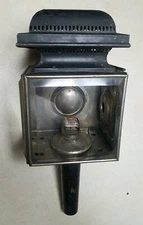 Vintage Antique Simplex Cowl Light for Carriage / Model T Black with Red marker.