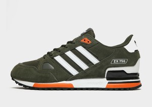 Authentic Adidas Originals ZX 750 ® ( Men Size: UK 8 EUR 42 ) Green / Orange  | eBay
