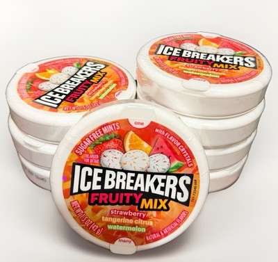 8x Ice Breakers Fruity Mix - BB 07/2027