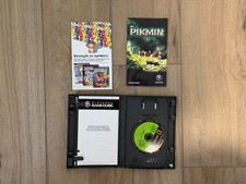Pikmin Nintendo GameCube Black Label Complete CIB Manual Inserts