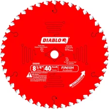 8-1/4In. X 40-Teeth Finishing Circular Saw Blade for Wood