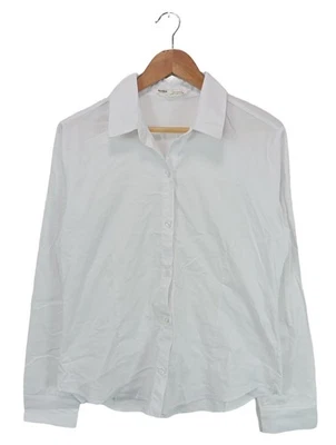 PULL & BEAR Chemise à manches longues Dames Chemise T EU 42 blanc - Photo 1/4