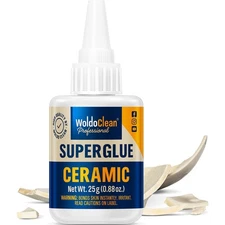 Super Glue for Ceramics and Porcelain 25g - Waterproof, high Temperature Resi...