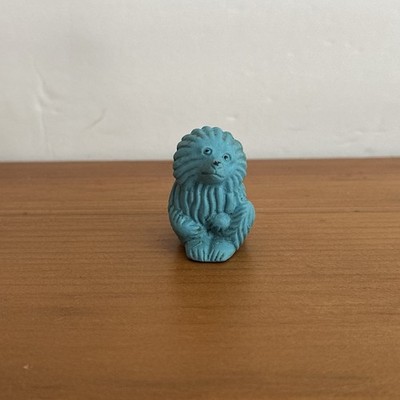 Vintage DIENER ERASER Blue Porcupine JR. -  ITTY BITTYS CHARM ANIMAL