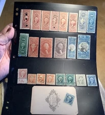 US 1860-1871 REVENUE COLLECTION  with R116, R129, Civil War Photo, etc lot of 23