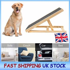 Adjustable Dog Pet Ramp Foldable Stairs Non-Slip Ramp For Car Bed Sofa SAFE