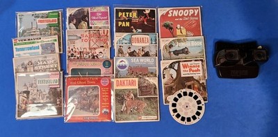 VIEWMASTER VIEWER & REELS LOT**TV SHOWS, DISNEY, MORE*BONANZA-MOD SQUAD-SNOOPY**