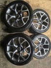 2011 Vauxhall Corsa MK3 D VXR 18 Inch Alloy Wheels + Tyres 5 Stud E6