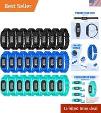 Pedometer for Walking Steps and Miles Pedometer Watch Silicone Steps Tracker ...