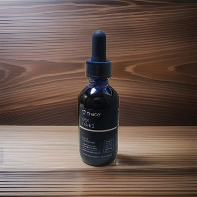 Trace Minerals Liquid Ionic Vitamin D3 + K2 125 mcg 5000 IU D3, 100 MCG 296 serv