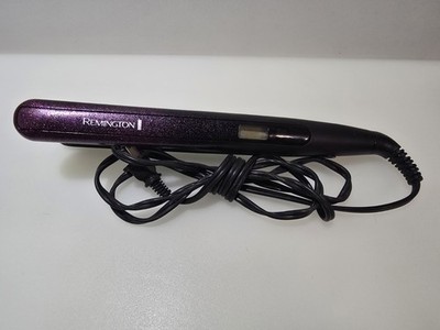 Remington S6500 Sleek & Curl 1'' Ceramic Hair Straightener Purple