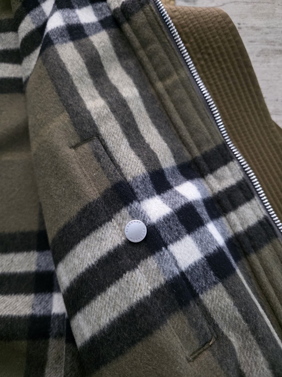 Burberry London England MA-1 ぶるぞん Burberry London England MA-1 Bomber Jacket Men's Sz 58 IT (2XL US