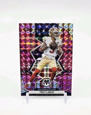 2022 Panini Mosaic Pink Camo Prizm Trey Lance No. 269