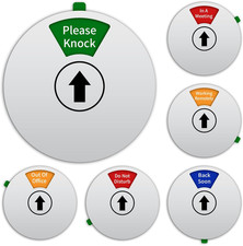 Office Door Sign- Do Not Disturb/Out of Office/Please Knock/In a Meeting/Working