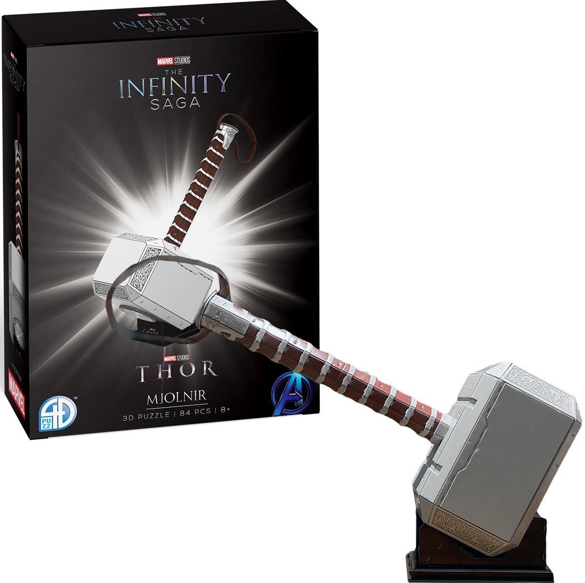 Puzzle 3D MARVEL MARTEAU DE THOR MJOLNIR 4D CityScape