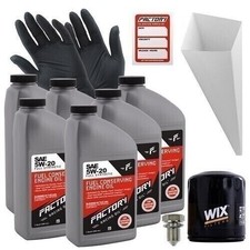 Factory Racing Parts 5W20 6Qt Oil Change Kit For Dodge Magnum 2.7L V6 2005-2007 39.99 per gallon