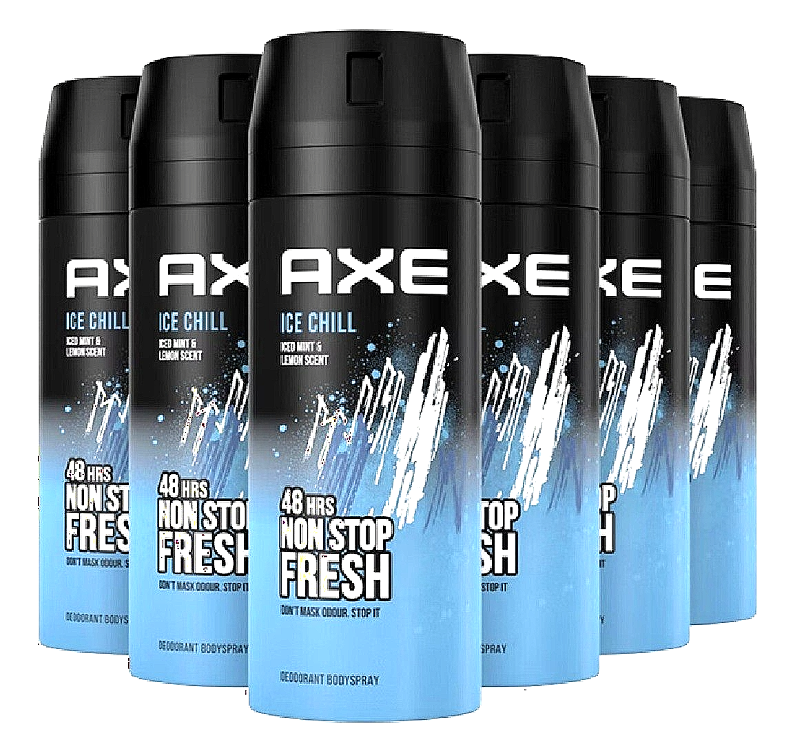 AXE Ice Chill Deospray 6x150ml Neu 6er-Pack Deo Deodorant Herren - Bild 3