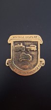 Brass Claudy & District Vintage Vehicle Club Badge Plaque Irish Classic 2000s