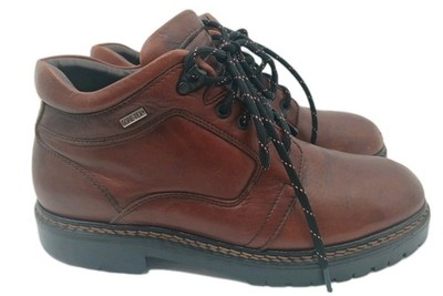 Johnston & Murphy Boots Mens 10 M Brown Gore-Tex Leather Mid Top Casual Outdoor
