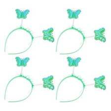 4 Pcs Butterfly Decor Headband Clip Costume for Kids Hair Bands Girls