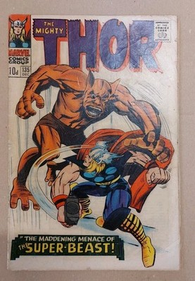 The Mighty Thor #135, Marvel Comics, 1966, 
