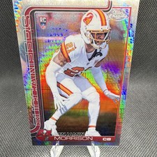 TOPPS CHROME 2025 BENJAMIN MORRISON ROOKIE REFRACTOR #355 BUCCANEERS