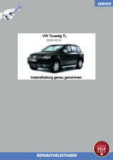 VW Touareg 7L (02-10) Reparaturanleitung Instandhaltung Service Inspektion eBook