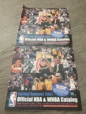 2001 Official NBA WNBA Catalog Clothing Snapback Hats Jerseys Pennants Sweaters