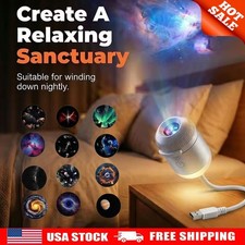 Multifunctional Portable Starry Sky Night Light Projector with 12 Sliding Films