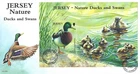 2004 Jersey Nature. Ducks and Swans Miniature Sheet First Day Cover