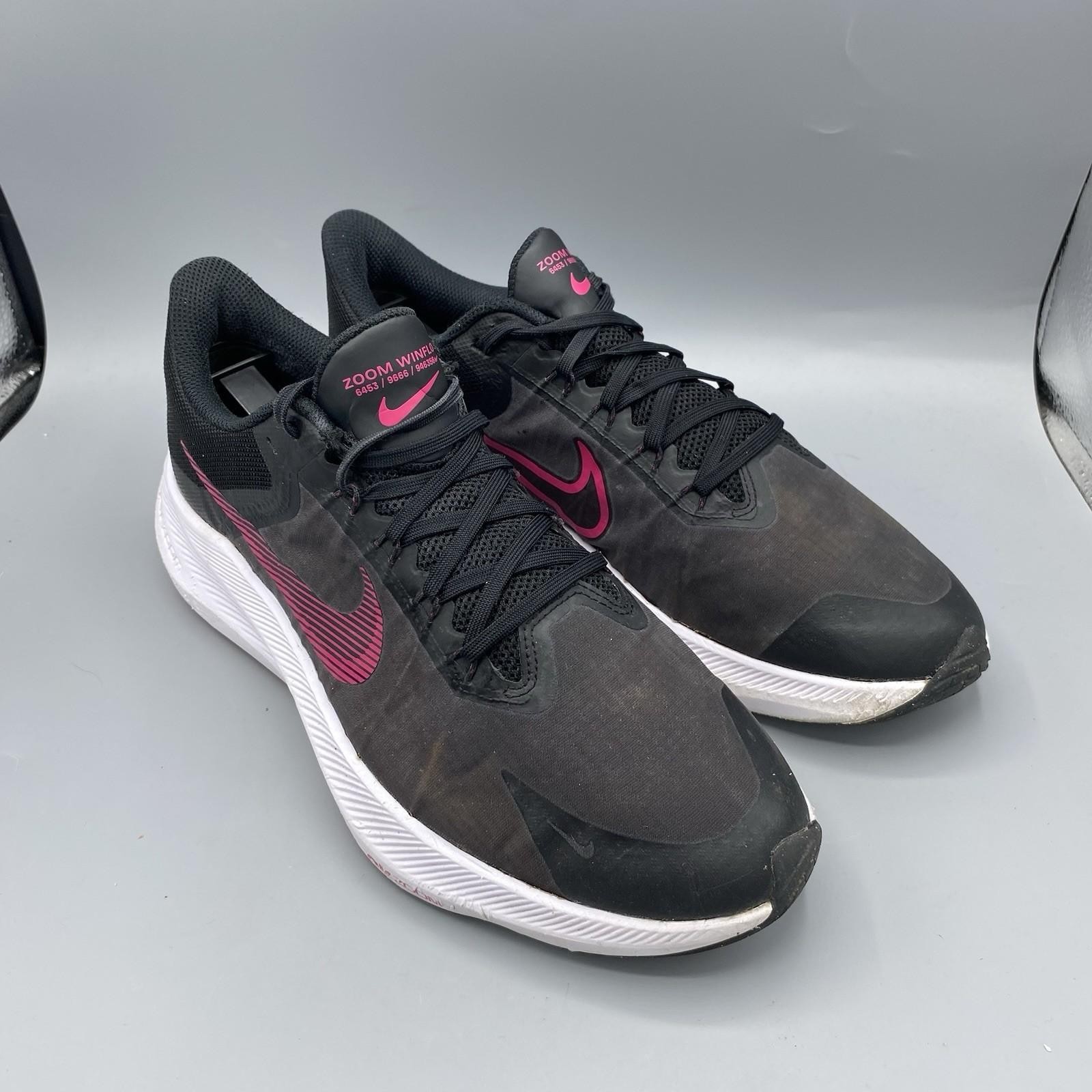 Nike Zoom Winflo 8 Black White Athletic Running Shoes CW3421-004 Women's Size 11 thumbnail 5